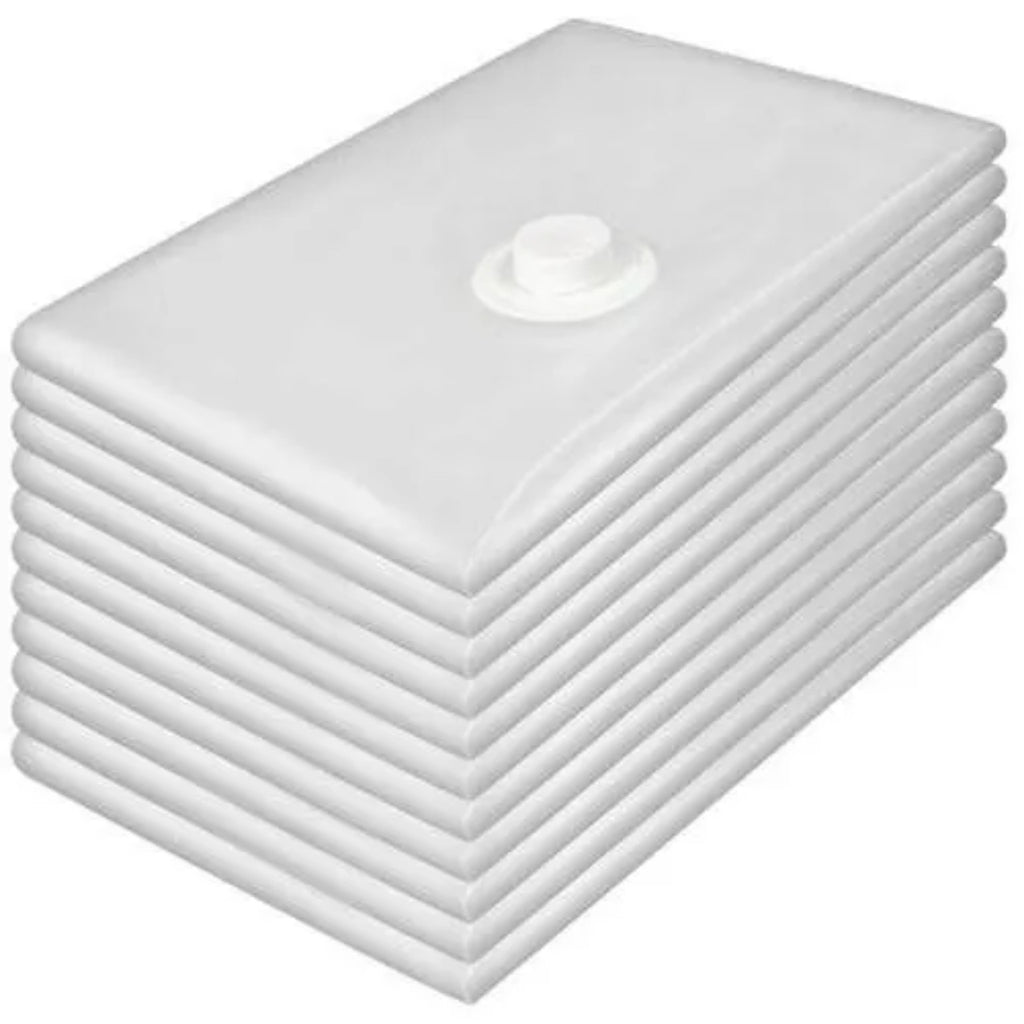 Ruhhy Vakuumbeutel 50 × 70 cm – 10er-Set mit Handpumpe