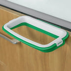 Sturdy Trash Bag Hanger Green Rubbish Holder Environmental Reusable Hanging Storage Garbage Bag Holder