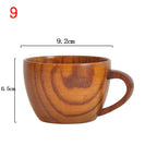Wooden Big Belly Cups Handmade Natural Spruce Wood Cups Beer Tea Coffee Milk Water Cup Kitchen Bar Drinkware for Kitchen