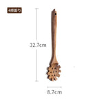 Wooden Spoons For Cooking, Wooden Utensils For Cooking With Utensils Holder, Teak Wooden Kitchen Utensils Set