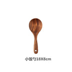Wooden Spoons For Cooking, Wooden Utensils For Cooking With Utensils Holder, Teak Wooden Kitchen Utensils Set