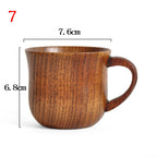 Wooden Big Belly Cups Handmade Natural Spruce Wood Cups Beer Tea Coffee Milk Water Cup Kitchen Bar Drinkware for Kitchen