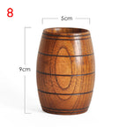 Wooden Big Belly Cups Handmade Natural Spruce Wood Cups Beer Tea Coffee Milk Water Cup Kitchen Bar Drinkware for Kitchen